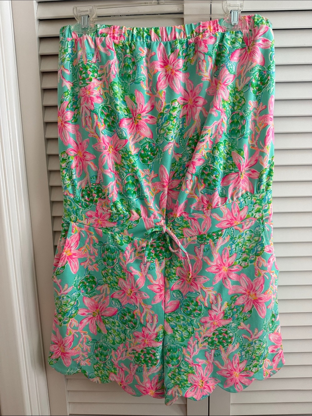 Lilly Pulitzer bright floral romper